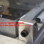 The vat pivot, front view