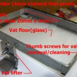 The vat and lifter/tilt  assembly